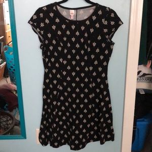 Bingo Black Detailed Sun Dress
